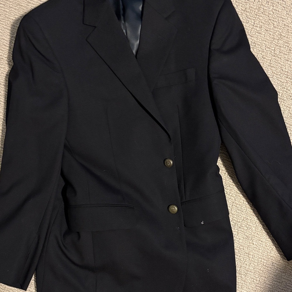 Jos. A. Bank Black Satin Lined Blazer